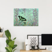 Zwaluwstaart Zomerprint Poster (Thuiskantoor)