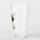 Zwaluwstaartvlinder op wit glas (Links)
