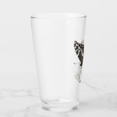 Zwaluwstaartvlinder op wit glas (Rechts)