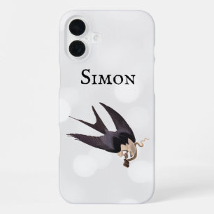 Zwaluwstaartwouw met slang Vintage Audubon iPhone 16 Plus Hoesje