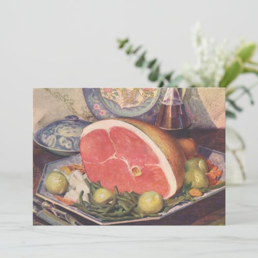  zwammen met groene bonen en aardappelen (Staand voorkant)