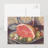 zwammen met groene bonen en aardappelen briefkaart (Voorkant / Achterkant)