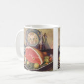  zwammen met groene bonen en aardappelen koffiemok (Voorkant links)