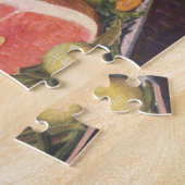 zwammen met groene bonen en aardappelen legpuzzel (Zijkant)