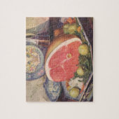 zwammen met groene bonen en aardappelen legpuzzel (Verticaal)