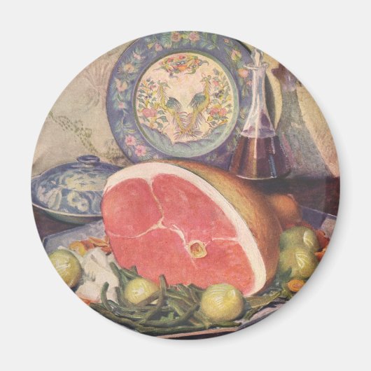  zwammen met groene bonen en aardappelen magneet (Voorkant)