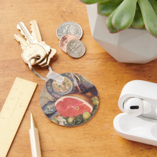 zwammen met groene bonen en aardappelen sleutelhanger (Bureau)