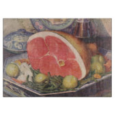  zwammen met groene bonen en aardappelen snijplank (Voorkant)