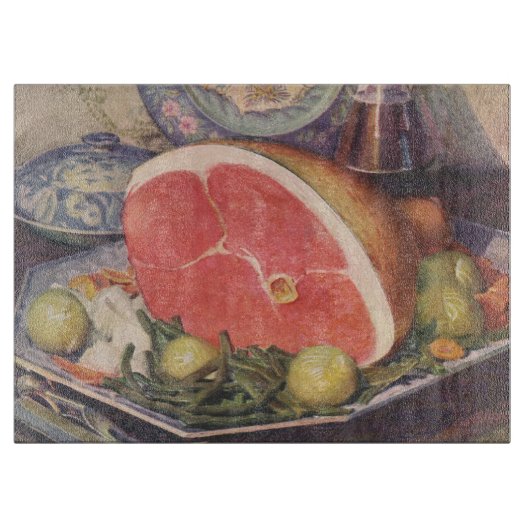 zwammen met groene bonen en aardappelen snijplank (Voorkant)