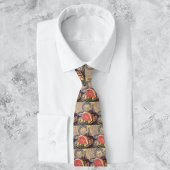 zwammen met groene bonen en aardappelen stropdas