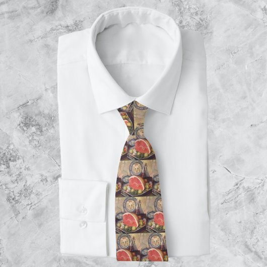 zwammen met groene bonen en aardappelen stropdas