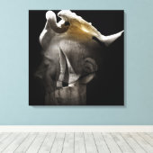 Zwan 2013 canvas afdruk (Insitu (Houten vloer))