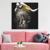 Zwan 2013 canvas afdruk (Insitu (Woonkamer))