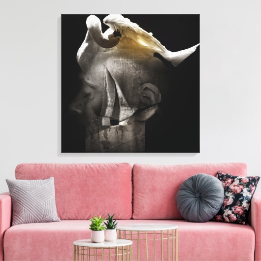 Zwan 2013 canvas afdruk (Insitu (Woonkamer))