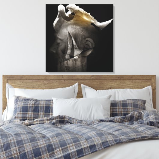 Zwan 2013 canvas afdruk (Insitu (Slaapkamer))