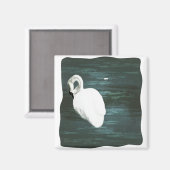 Zwan bij de Pond Magneet (Voorkant / Achterkant)