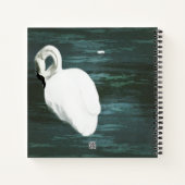 Zwan bij de Pond Notitieboek (Achterkant)