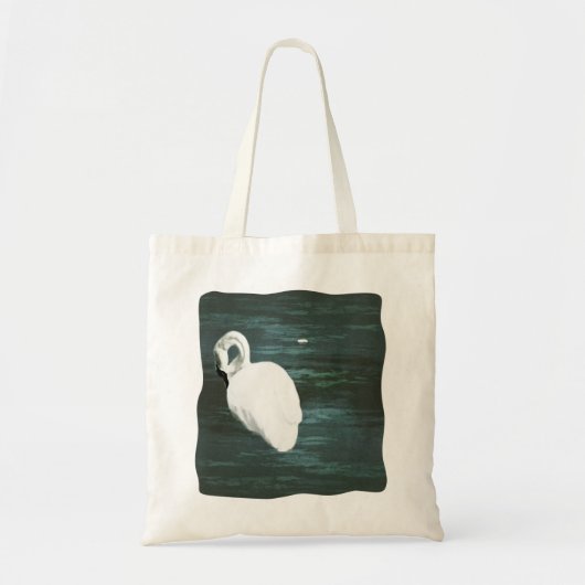 Zwan bij de Pond Tote Bag (Voorkant)