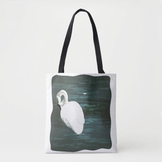 Zwan bij de Pond Tote Bag (Voorkant)