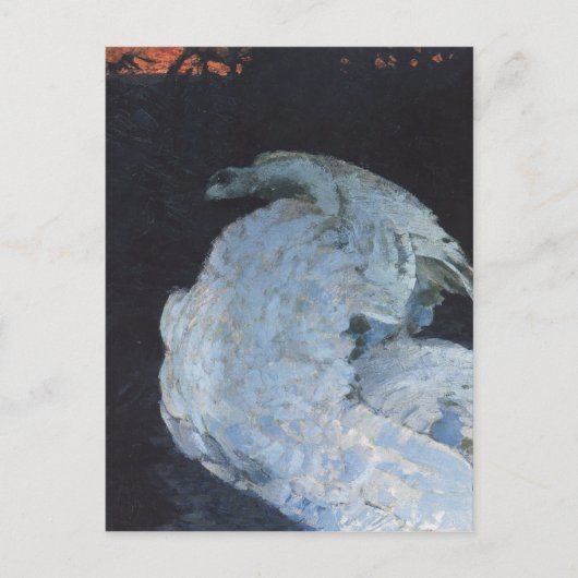 Zwan door Mikhail Vrubel Briefkaart (Voorkant)