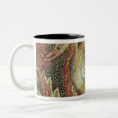 Zwan, gerestaureerd c.1200 tweekleurige koffiemok (Links)