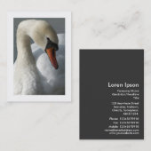 Zwan (Grenzen) Visitekaartje (Voorkant / Achterkant)