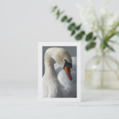 Zwan (Grenzen) Visitekaartje (Staand voorkant)