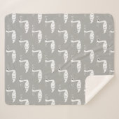 Zwand en golven sherpa deken (Voorkant (horizontaal))
