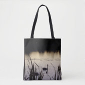 Zwanen bij Dusk Canvas tas (Voorkant)