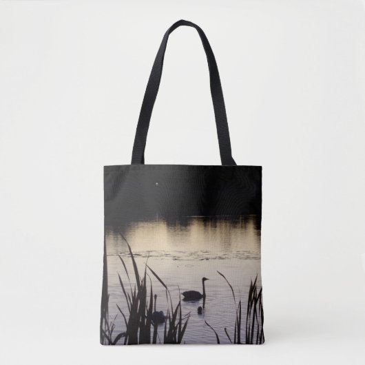 Zwanen bij Dusk Canvas tas (Voorkant)