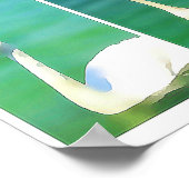 Zwanen bij het Balatonmeer – triptiek Poster (Hoek)