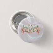 Zwanen Bruiloftservetten Ronde Button 3,2 Cm (Voorkant /achterkant)