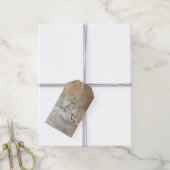 Zwanen - Cadeaubijsluiters Cadeaulabel (Met Touw)