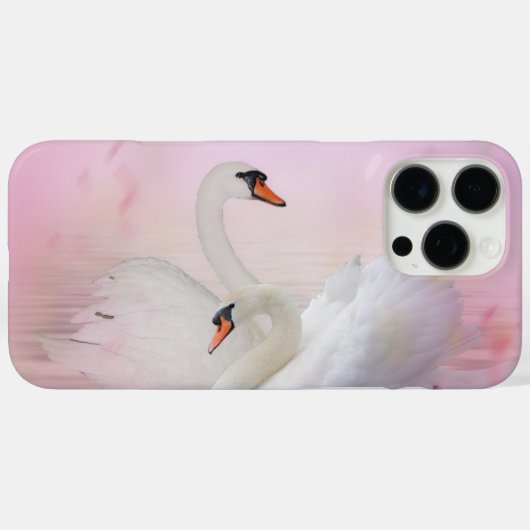 Zwanen Case-Mate iPhone case (Achterkant (horizontaal))