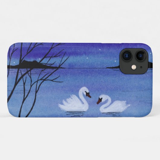 Zwanen Case-Mate iPhone Case (Achterkant (horizontaal))