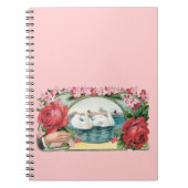 Zwanen en Rozen kunst Notitieboek (Voorkant)
