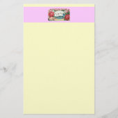 Zwanen en Rozen  kunst Stationery Briefpapier (Voorkant)