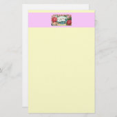 Zwanen en Rozen  kunst Stationery Briefpapier (Voorkant / Achterkant)