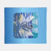 Zwanen "Kunst door kinderen" Fleece Deken (Voorkant (Horizontaal))