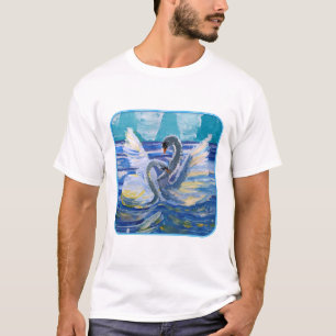 Zwanen "Kunst door kinderen" T-shirt