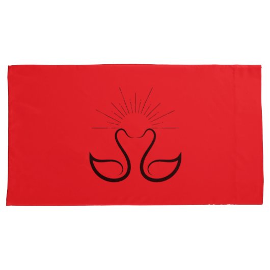 Zwanen Kussensloop (Voorkant-Rechts)