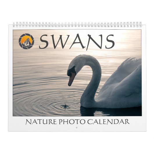 Zwanen Natuurfoto's 2026 Kalender (Hoes)