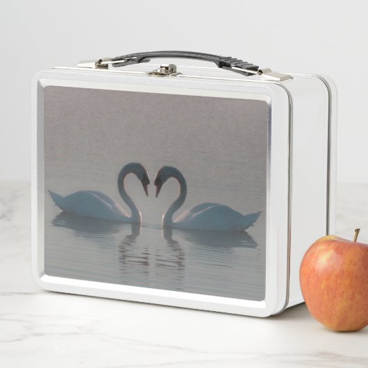 Zwanen op het meer (In situ)