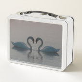 Zwanen op het meer (Achterkant)