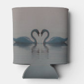 Zwanen op het meer blikjeskoeler (Achterkant)