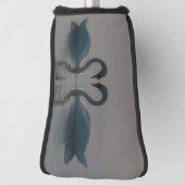 Zwanen op het meer golfheadcover (Draai 90)