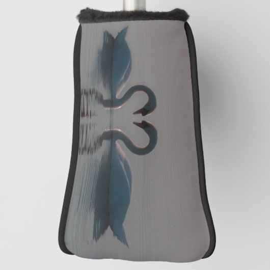 Zwanen op het meer golfheadcover (Draai 90)