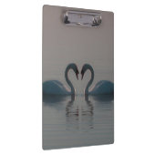 Zwanen op het meer klembord (Rechts)