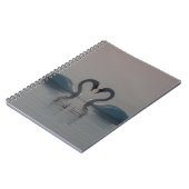 Zwanen op het meer notitieboek (Linkerzijde)