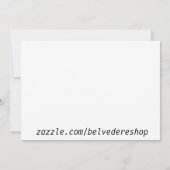 Zwanen op Lake Kaart (Achterkant)